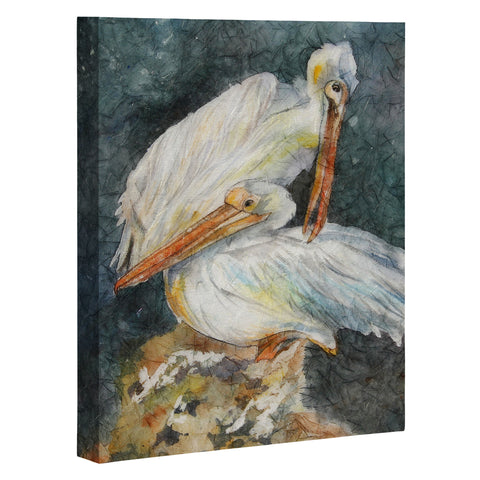 Rosie Brown Pelicans 1 Art Canvas
