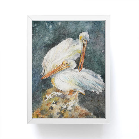 Rosie Brown Pelicans 1 Framed Mini Art Print