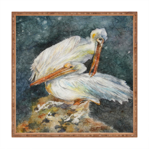 Rosie Brown Pelicans 1 Square Tray