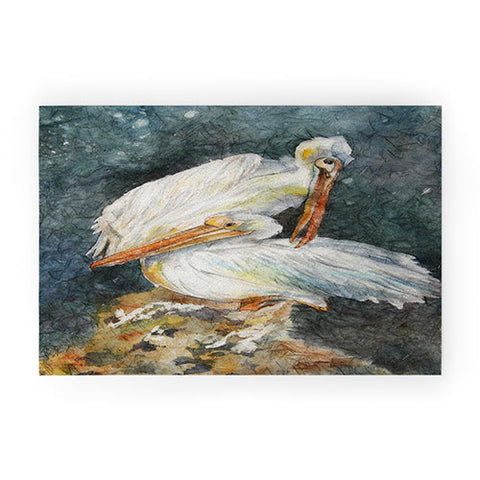 Rosie Brown Pelicans 1 Welcome Mat