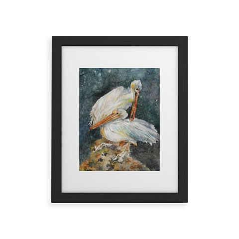 Rosie Brown Pelicans 1 Framed Art Print