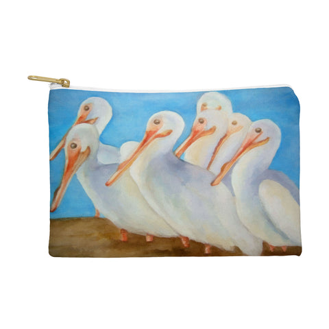 Rosie Brown Pelicans On Parade Pouch