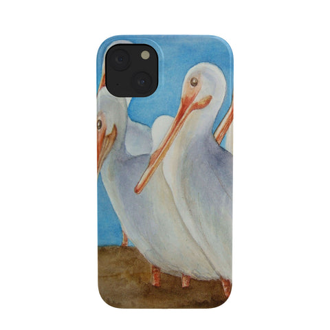 Rosie Brown Pelicans On Parade Phone Case