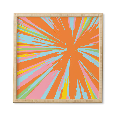 Rosie Brown Pin Wheel Framed Wall Art