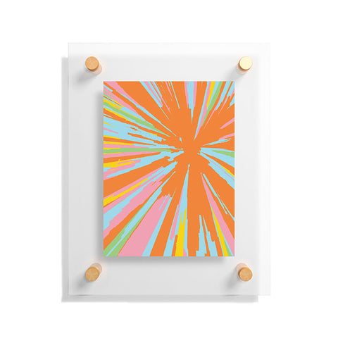 Rosie Brown Pin Wheel Floating Acrylic Print