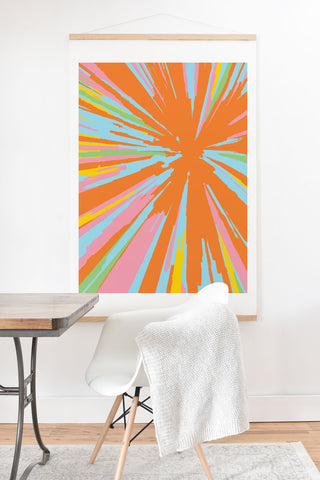 Rosie Brown Pin Wheel Art Print And Hanger