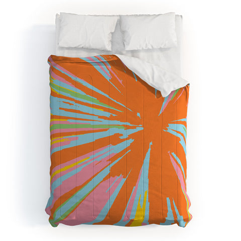 Rosie Brown Pin Wheel Comforter