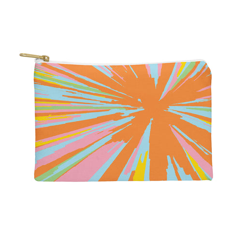 Rosie Brown Pin Wheel Pouch