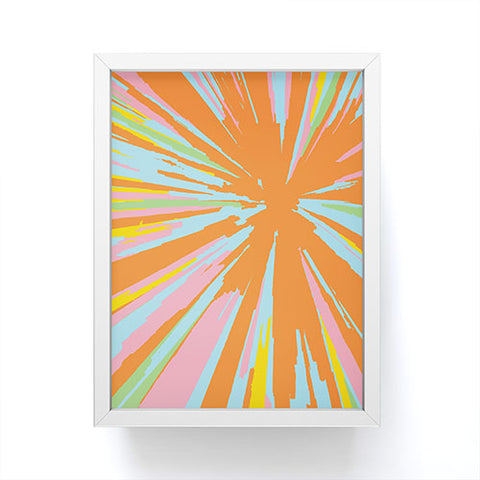 Rosie Brown Pin Wheel Framed Mini Art Print