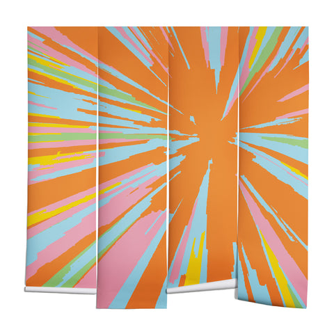 Rosie Brown Pin Wheel Wall Mural