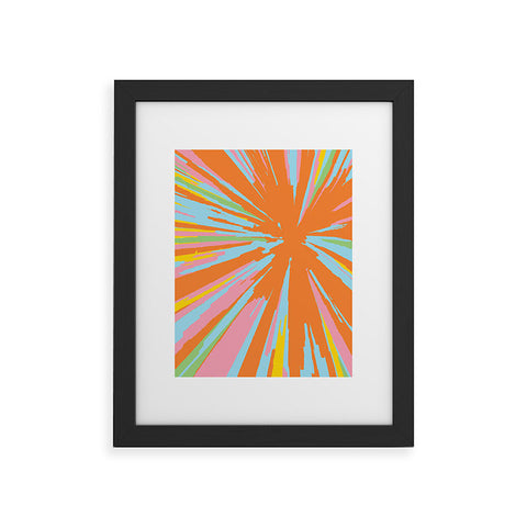 Rosie Brown Pin Wheel Framed Art Print