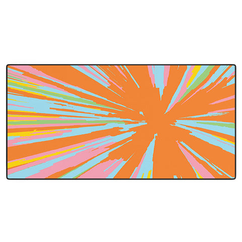 Rosie Brown Pin Wheel Desk Mat