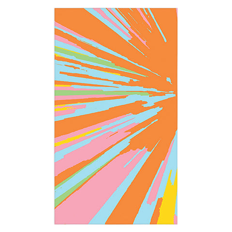 Rosie Brown Pin Wheel Tablecloth