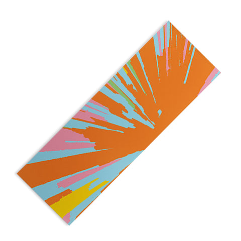 Rosie Brown Pin Wheel Yoga Mat