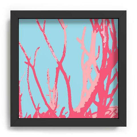 Rosie Brown Pink Seaweed Recessed Framing Square