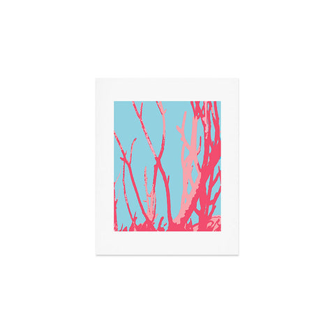 Rosie Brown Pink Seaweed Art Print
