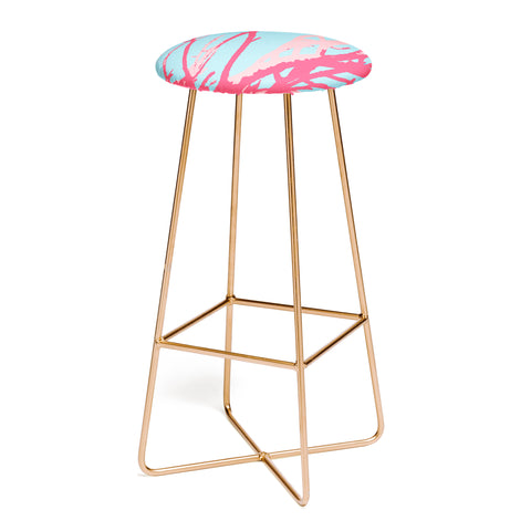 Rosie Brown Pink Seaweed Bar Stool