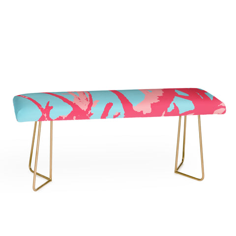 Rosie Brown Pink Seaweed Bench