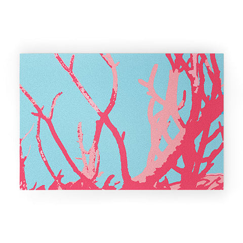 Rosie Brown Pink Seaweed Welcome Mat