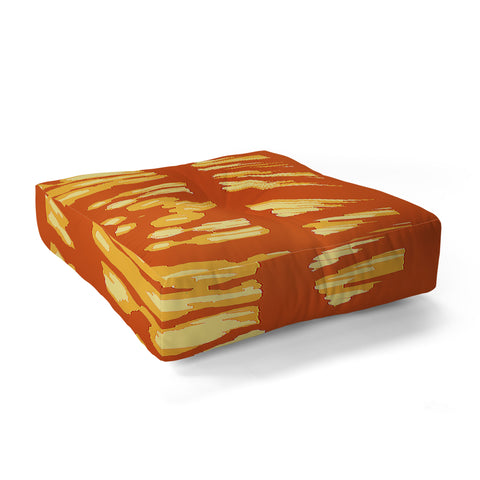 Rosie Brown Pumpkin Latte Floor Pillow Square