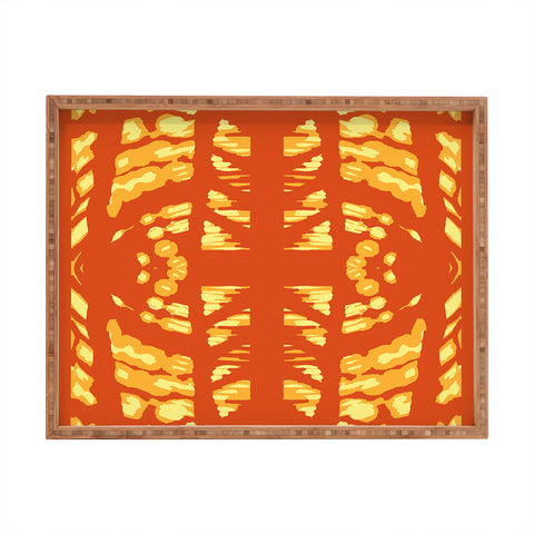 Rosie Brown Pumpkin Latte Rectangular Tray