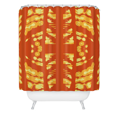 Rosie Brown Pumpkin Latte Shower Curtain
