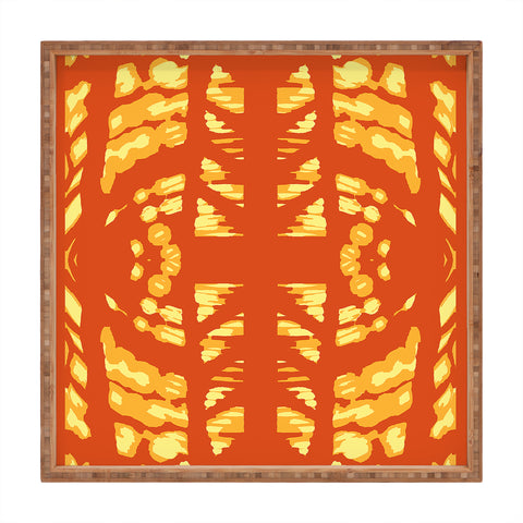 Rosie Brown Pumpkin Latte Square Tray