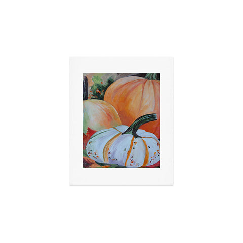 Rosie Brown Pumpkin Patch Art Print