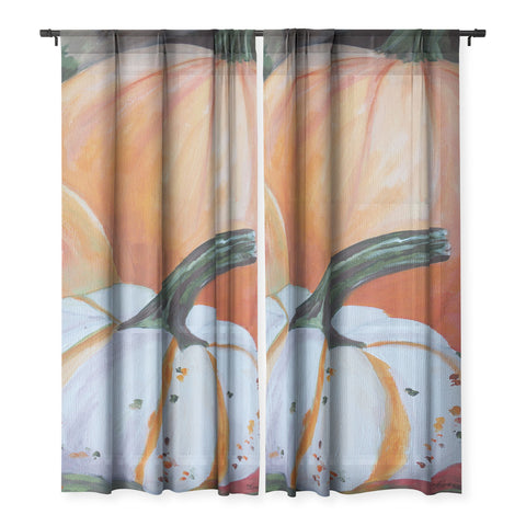 Rosie Brown Pumpkin Patch Sheer Non Repeat