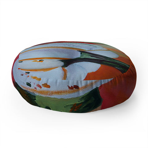 Rosie Brown Pumpkin Patch Floor Pillow Round