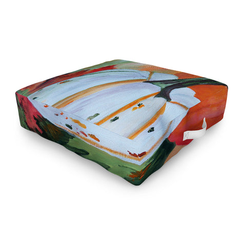 Rosie Brown Pumpkin Patch Outdoor Floor Cushion