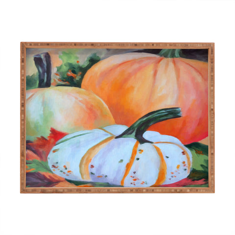 Rosie Brown Pumpkin Patch Rectangular Tray