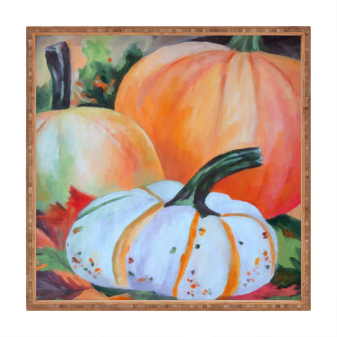 Rosie Brown Pumpkin Patch Square Tray