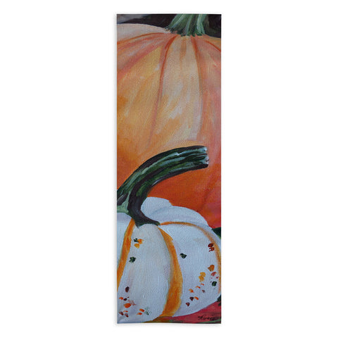 Rosie Brown Pumpkin Patch Yoga Towel