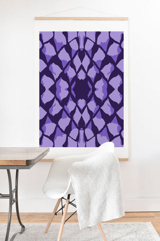 Rosie Brown Purple Gum Drops Art Print And Hanger
