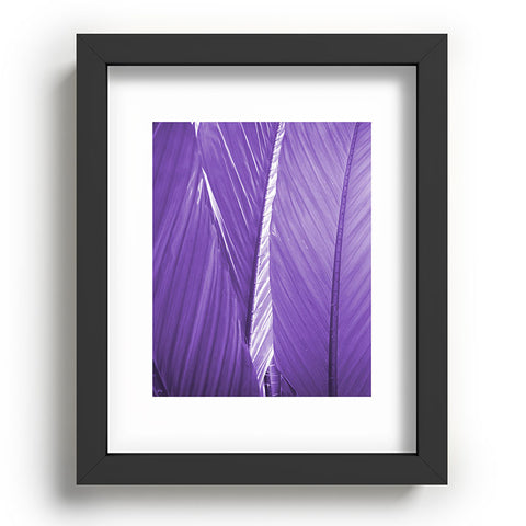 Rosie Brown Purple Palms Recessed Framing Rectangle