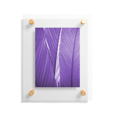Rosie Brown Purple Palms Floating Acrylic Print