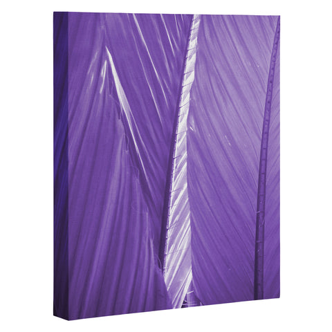 Rosie Brown Purple Palms Art Canvas