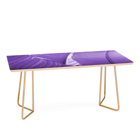 Rosie Brown Purple Palms Coffee Table