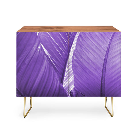Rosie Brown Purple Palms Credenza