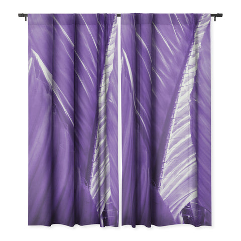 Rosie Brown Purple Palms Blackout Non Repeat