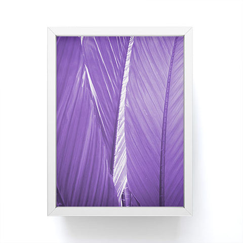 Rosie Brown Purple Palms Framed Mini Art Print