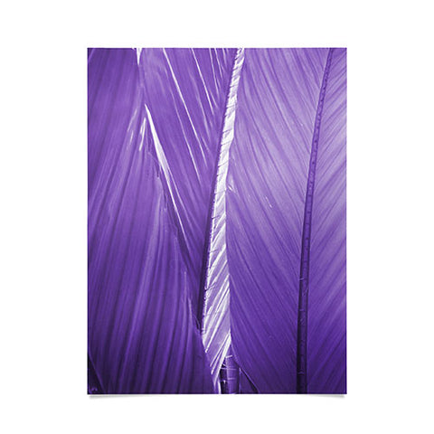 Rosie Brown Purple Palms Poster