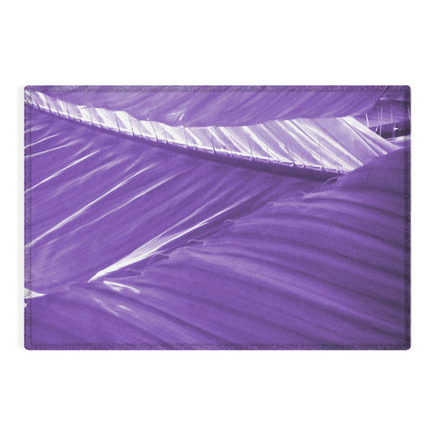 Rosie Brown Purple Palms Outdoor Rug