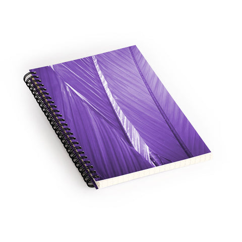 Rosie Brown Purple Palms Spiral Notebook