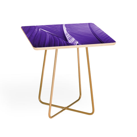 Rosie Brown Purple Palms Side Table