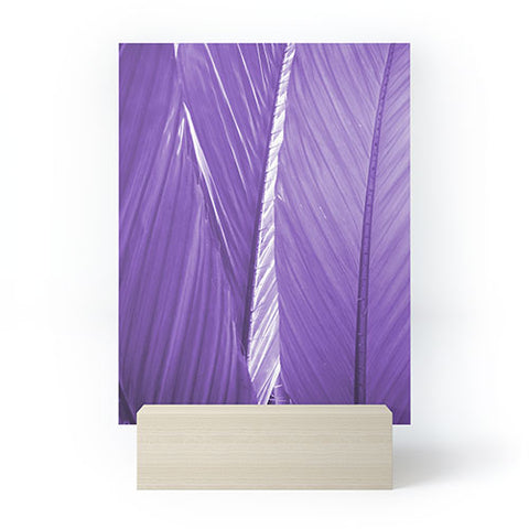 Rosie Brown Purple Palms Mini Art Print