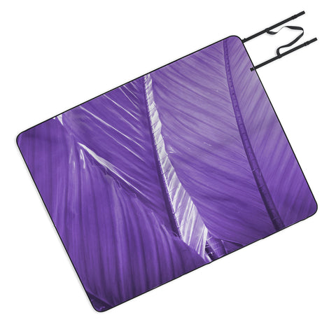Rosie Brown Purple Palms Picnic Blanket