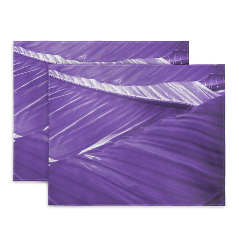 Rosie Brown Purple Palms Placemat