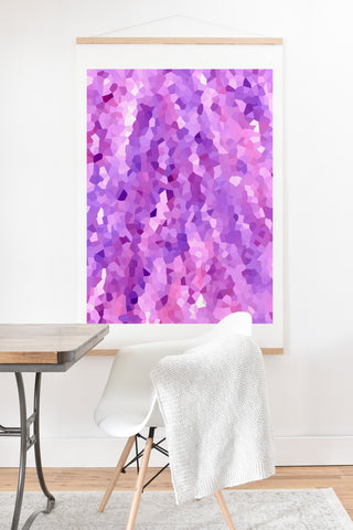 Rosie Brown Purple Perfection Art Print And Hanger